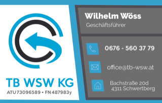 wsw visitenkarten neu druck neue uid